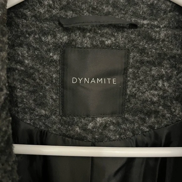 Dynamite Gray Pea Coat - Picture 3 of 5
